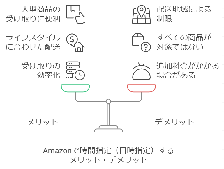 Amazonで時間指定（日時指定）するメリット・デメリット