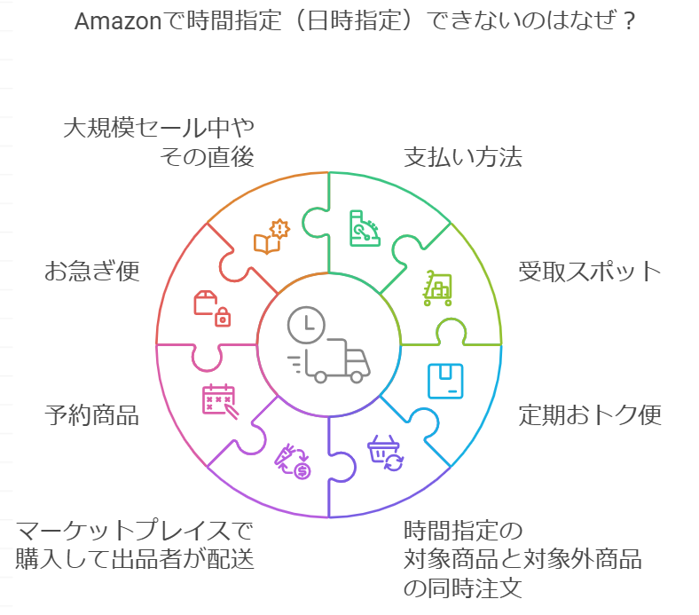 Amazonで時間指定（日時指定）できないのはなぜ？