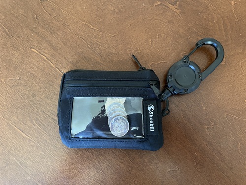 災害時に備えて準備した防災用小銭入れ