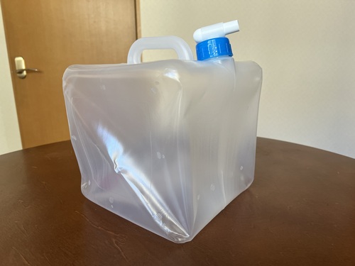 災害時に使うウォータータンクと備蓄水の防災グッズ3