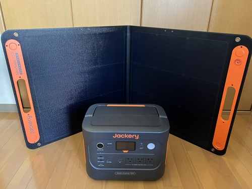 Jackeryポータブル電源を防災グッズとして準備