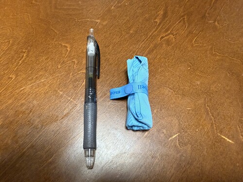 モンベルの速乾タオルを防災グッズとして準備2