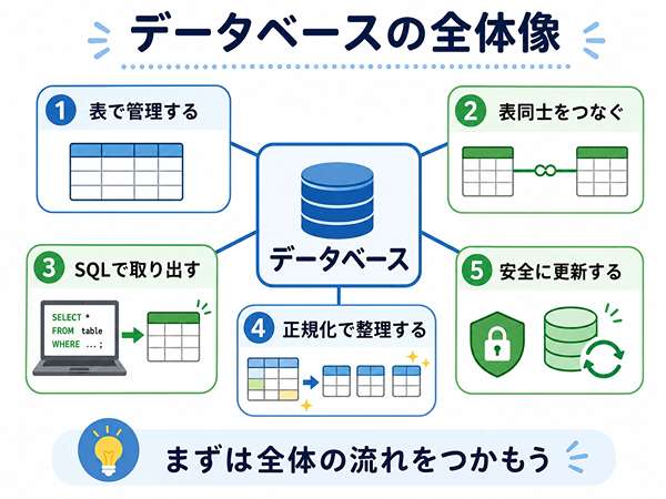 基本情報のデータベース全体像を示した図