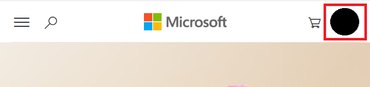Microsoft公式サイトのトップページ画面
