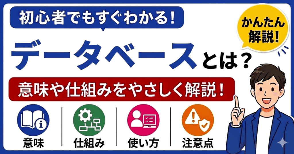 データベースとは何かを初心者向けにわかりやすく解説