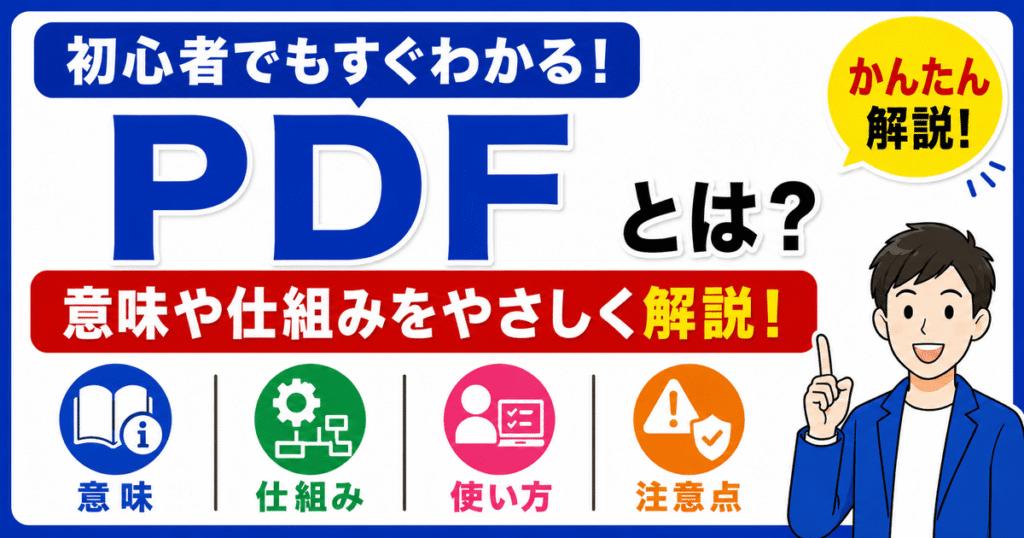PDFとは何かを初心者向けにわかりやすく解説
