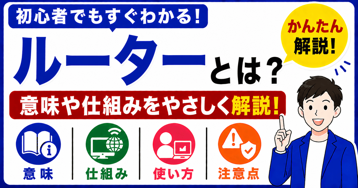 ルーターとは何かを初心者向けにわかりやすく解説