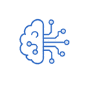 AIカテゴリを表す、脳と回路のアイコン