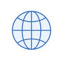 インターネットカテゴリを表す、地球のアイコン