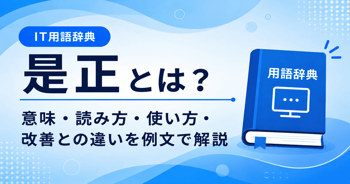 是正とは何かを初心者向けに説明した画像