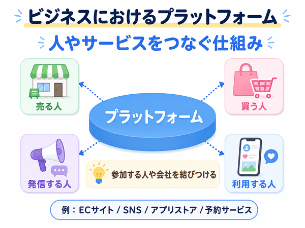 売る人や買う人、発信する人をつなぐビジネスプラットフォーム